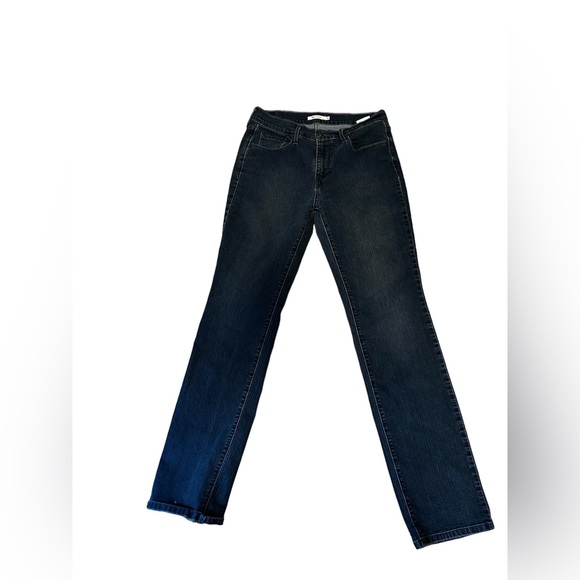 Levi’s 505 | straight leg size 10 dark blue jeans - measurements in pics - Picture 2 of 9